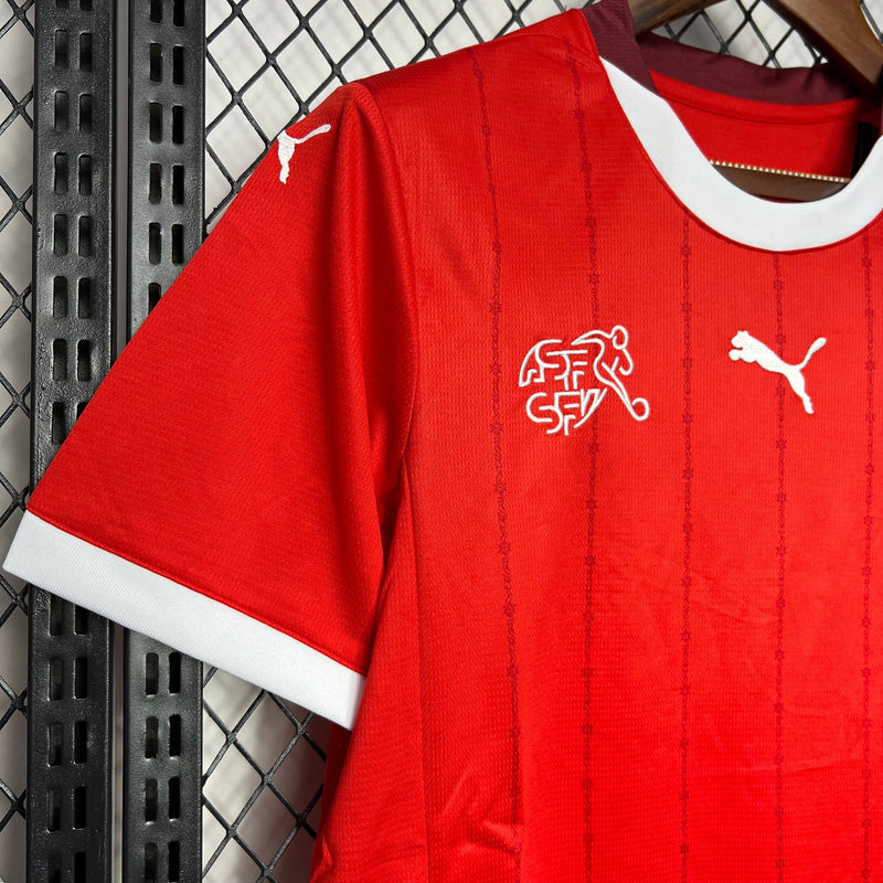 Camisa Suíça Home 24/25 - Torcedor Masculina