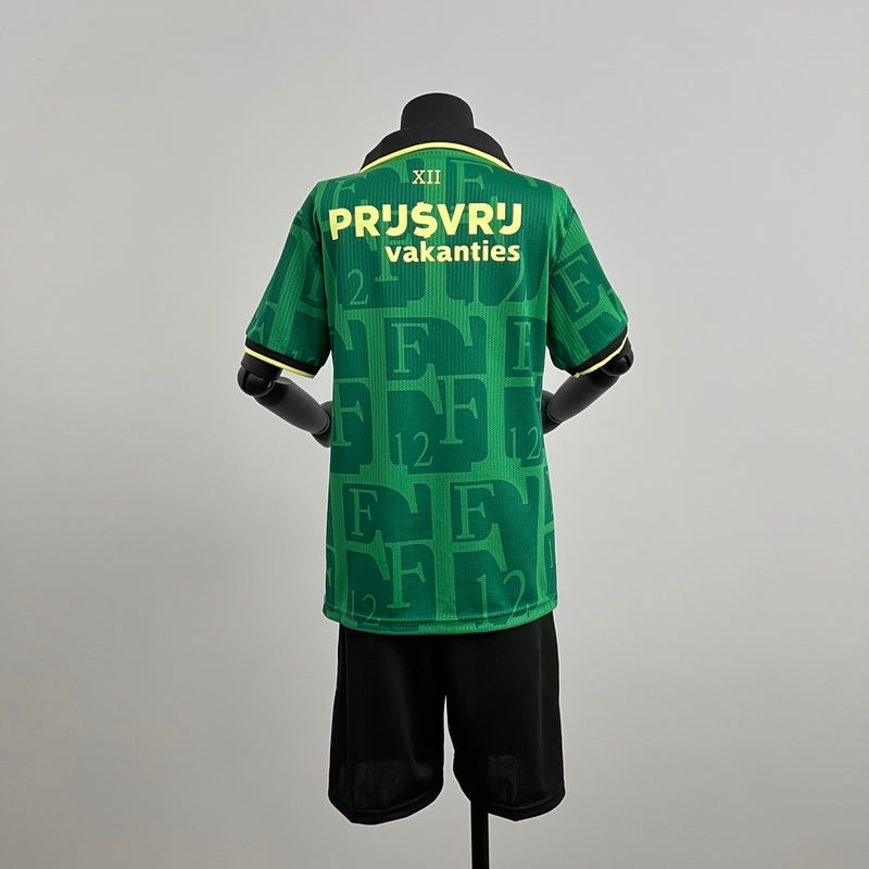 Kit Infantil  Feyenoord Green 25/26 - Lançamento