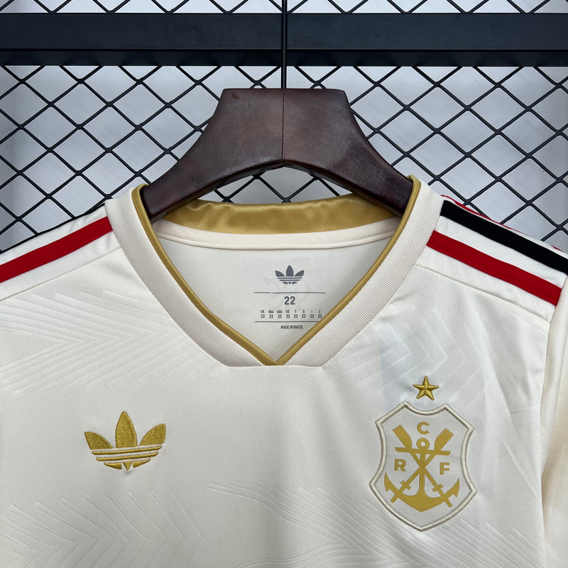 Kit Infantil Flamengo Off White 25/26 - Lançamento