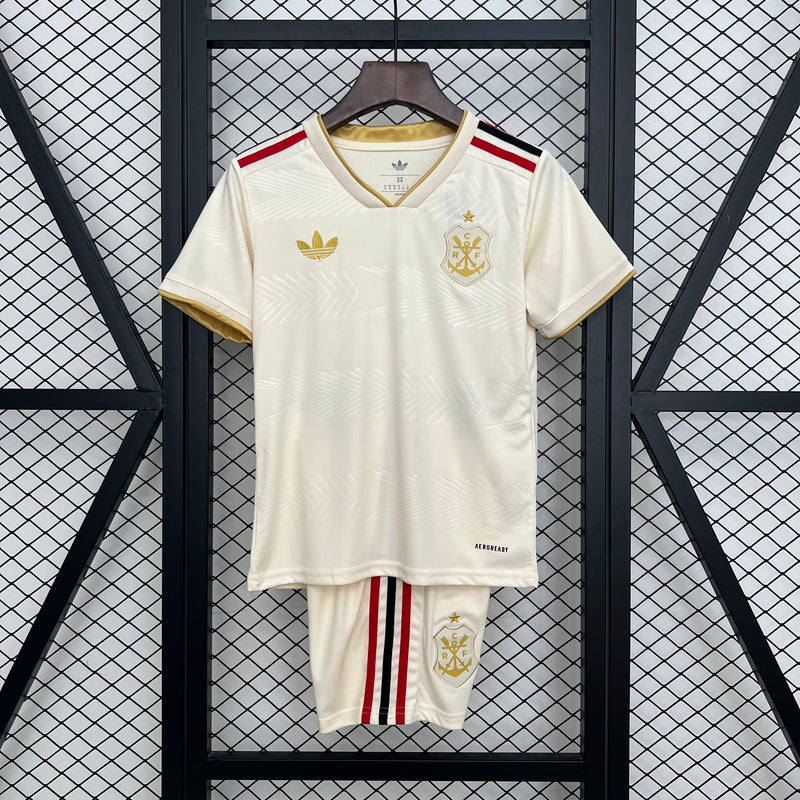 Kit Infantil Flamengo Off White 25/26 - Lançamento